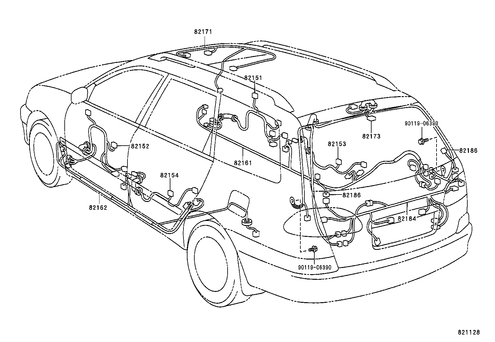  AVENSIS |  WIRING CLAMP