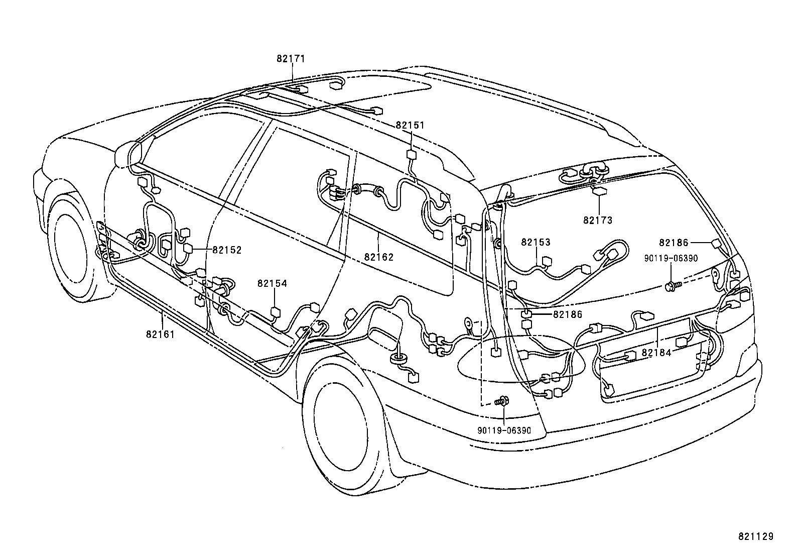  AVENSIS |  WIRING CLAMP