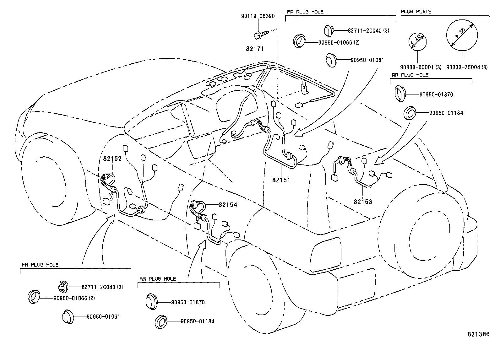  RAV4 |  WIRING CLAMP