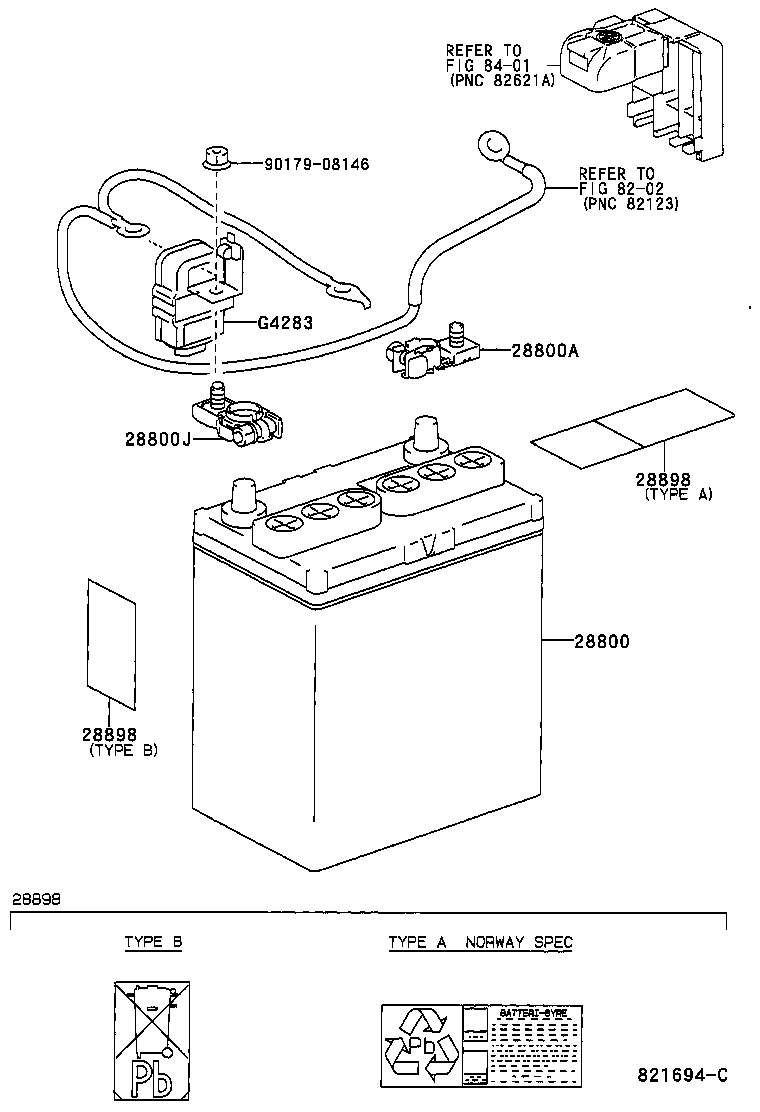  YARIS |  BATTERY BATTERY CABLE