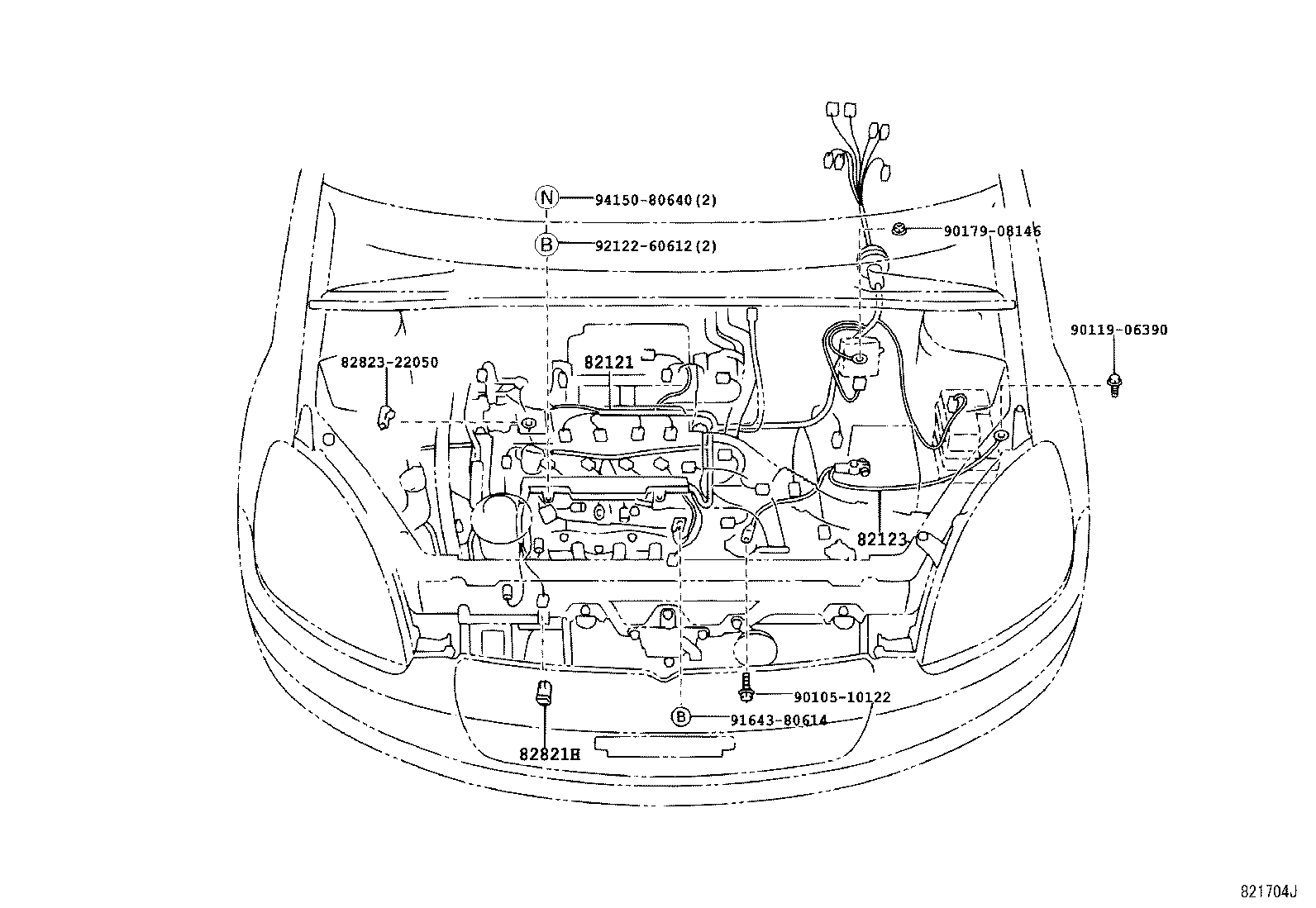  YARIS |  WIRING CLAMP