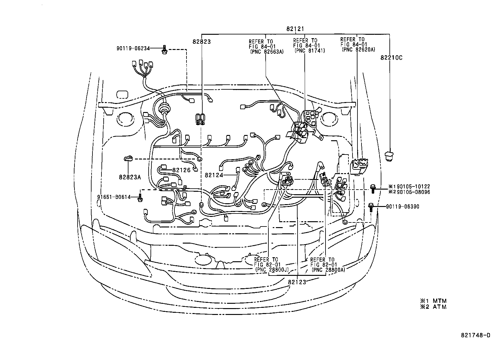  AVENSIS |  WIRING CLAMP