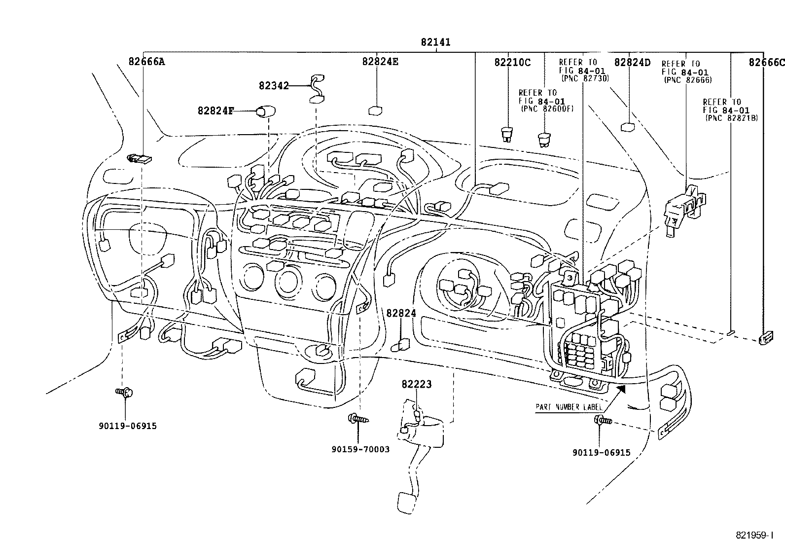  YARIS ECHO VERSO |  WIRING CLAMP