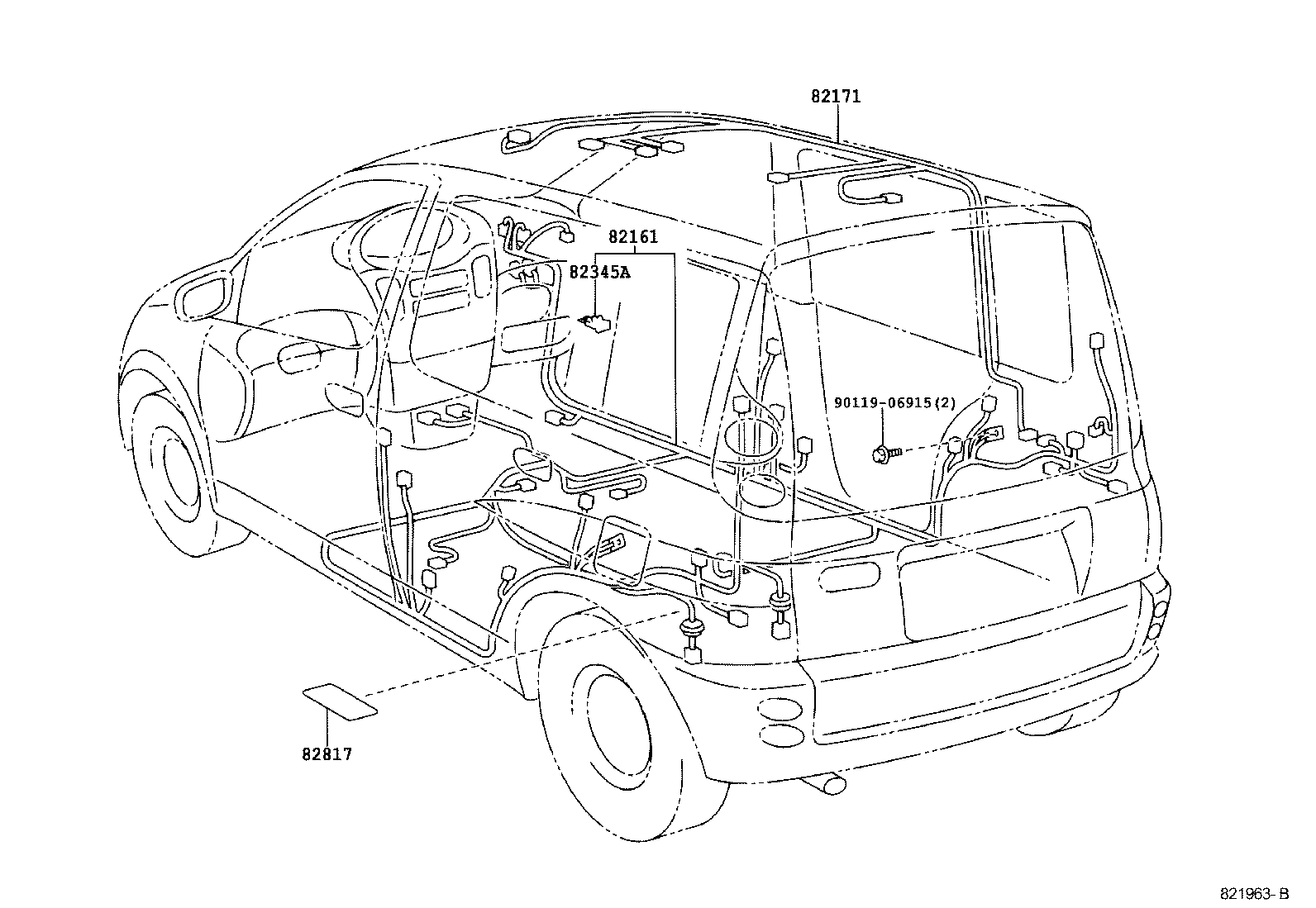  YARIS ECHO VERSO |  WIRING CLAMP