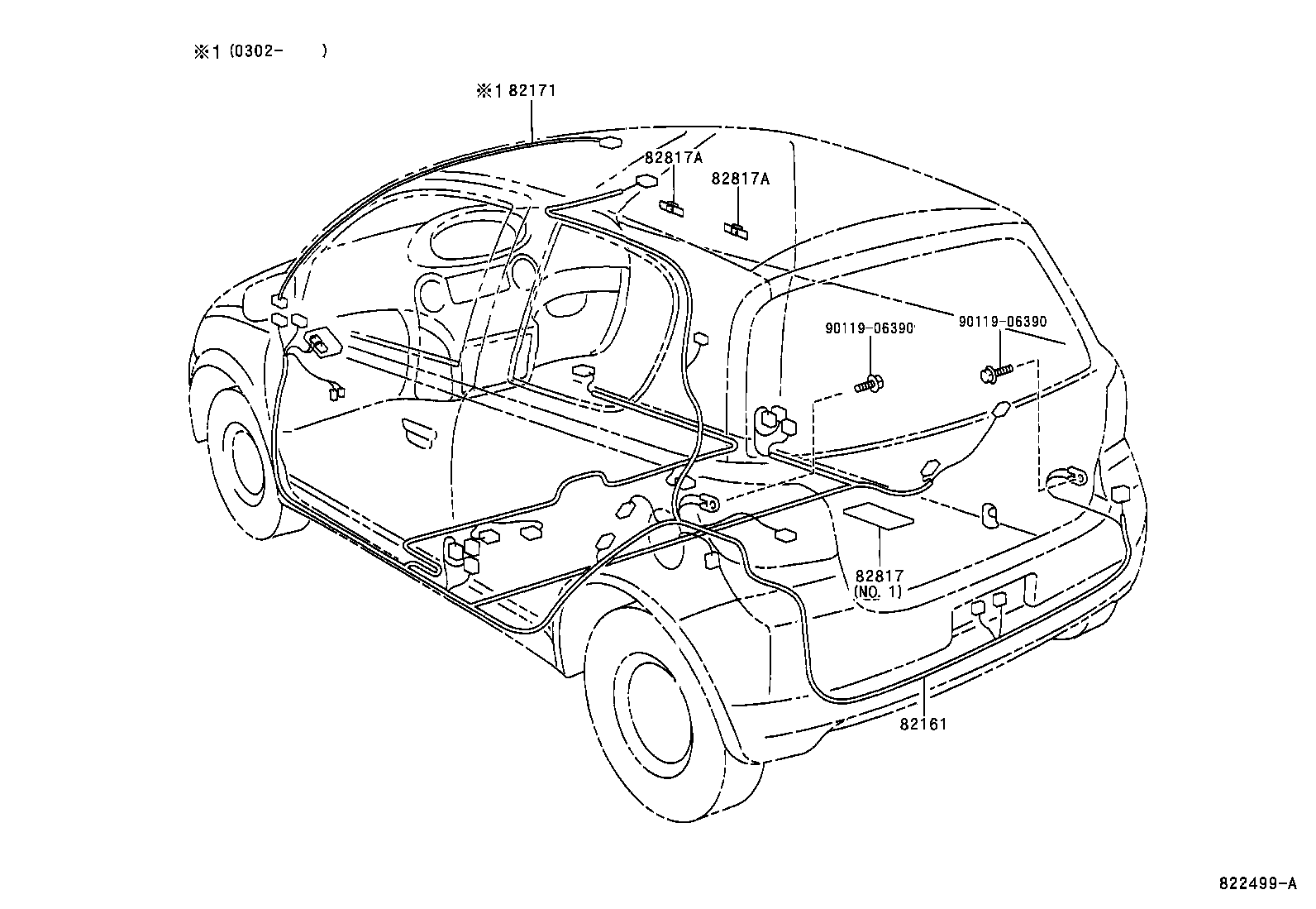  YARIS |  WIRING CLAMP