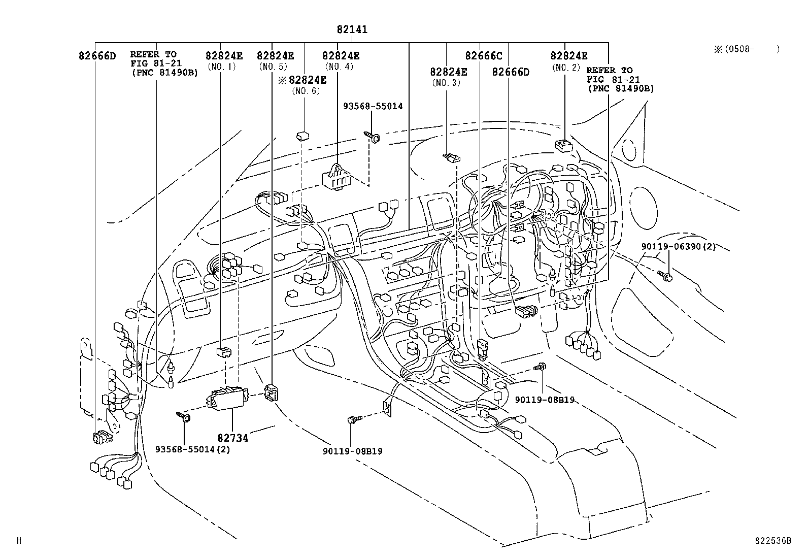  SC430 |  WIRING CLAMP