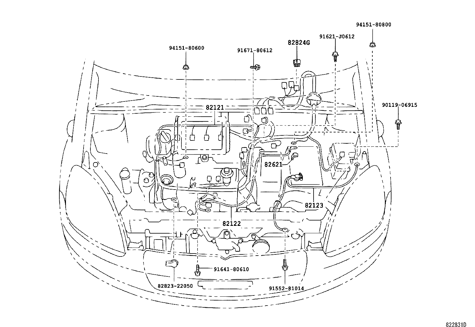  YARIS |  WIRING CLAMP
