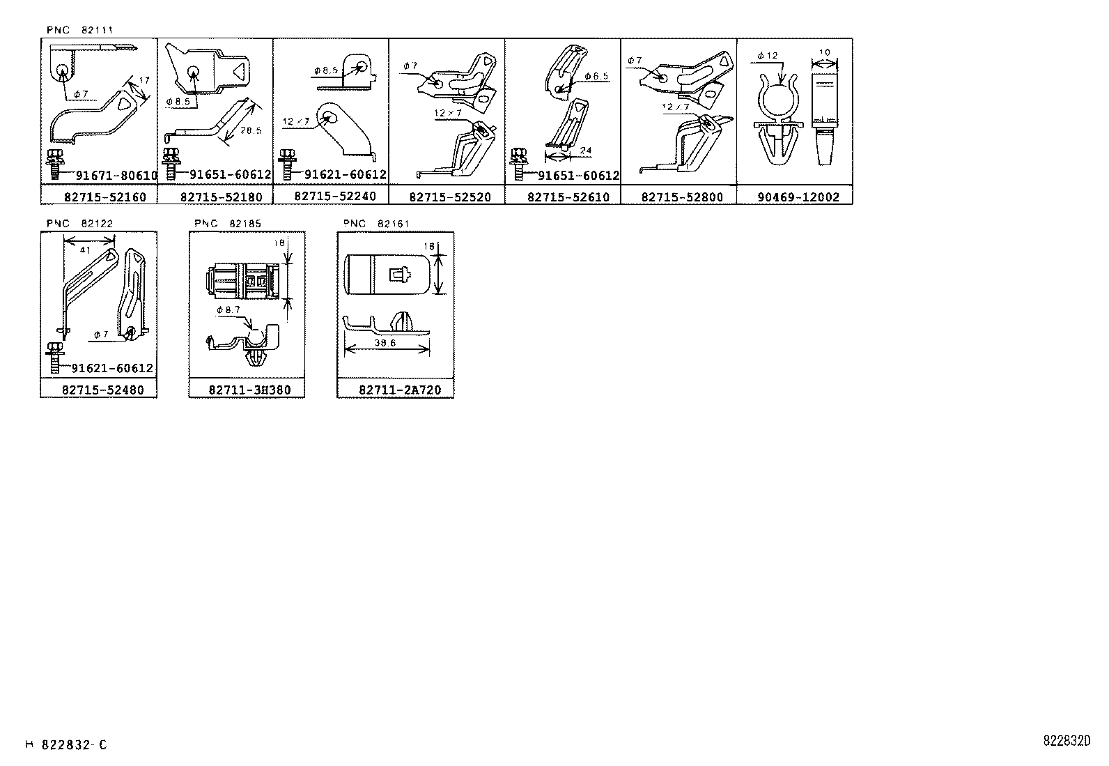  YARIS |  WIRING CLAMP