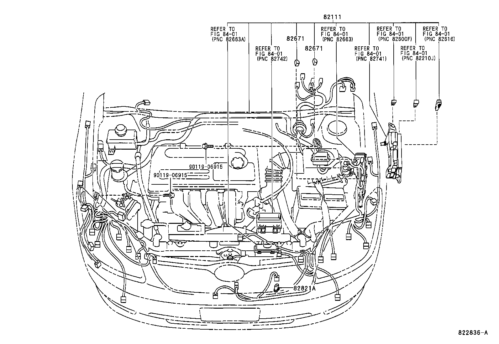  COROLLA VERSO |  WIRING CLAMP