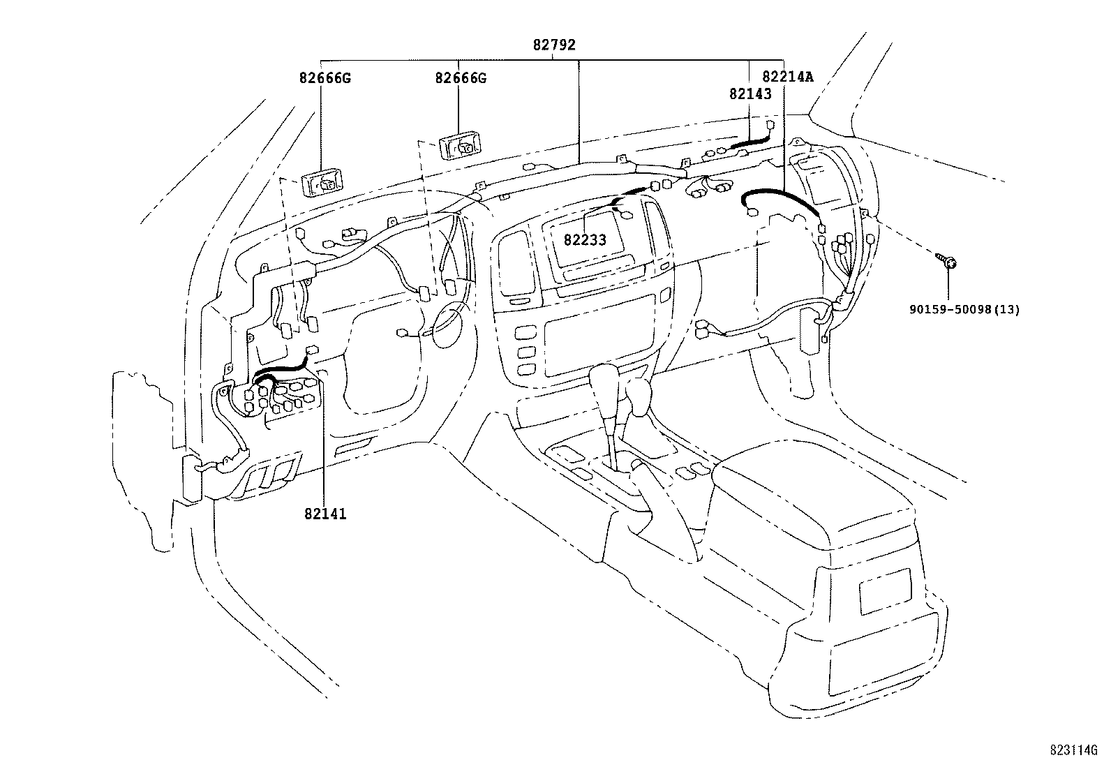  LAND CRUISER 100 |  WIRING CLAMP