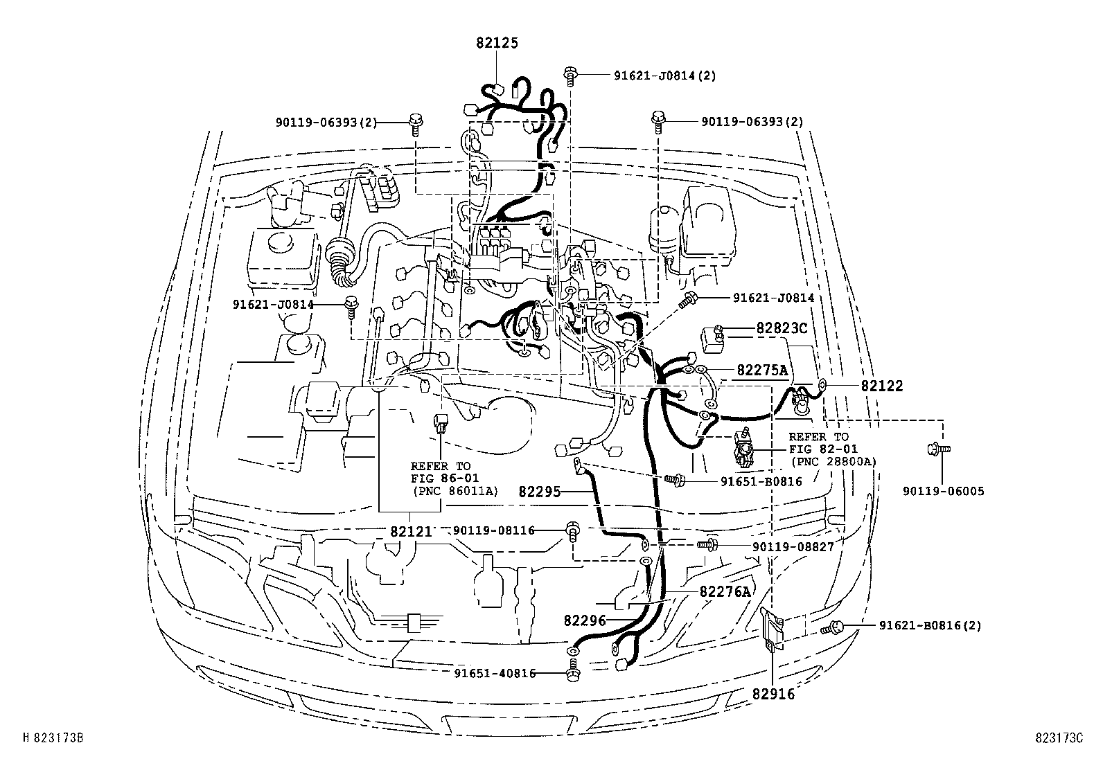  LAND CRUISER 100 |  WIRING CLAMP