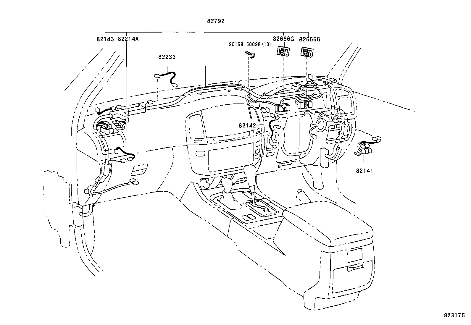  LAND CRUISER 100 |  WIRING CLAMP