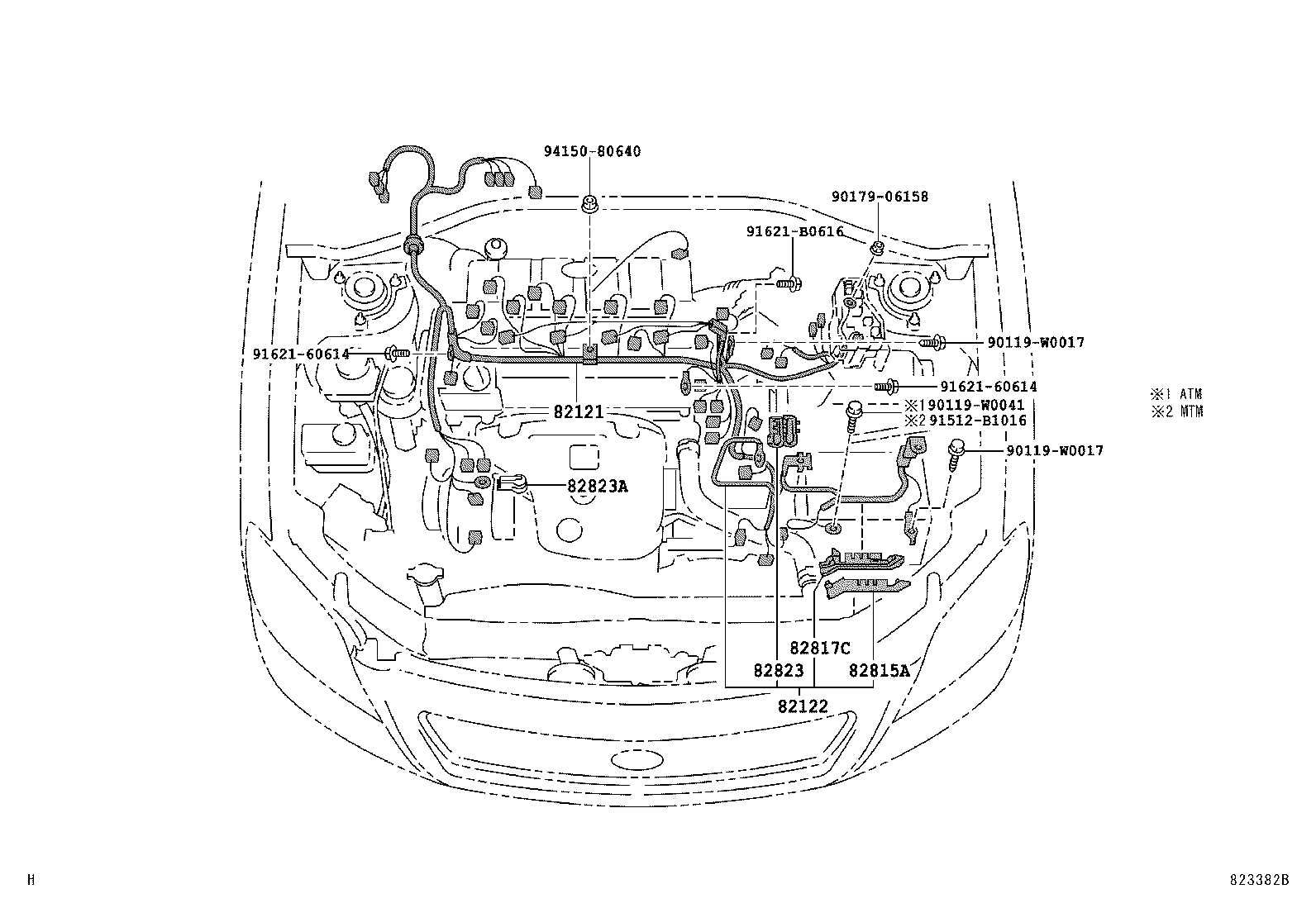  AVENSIS |  WIRING CLAMP