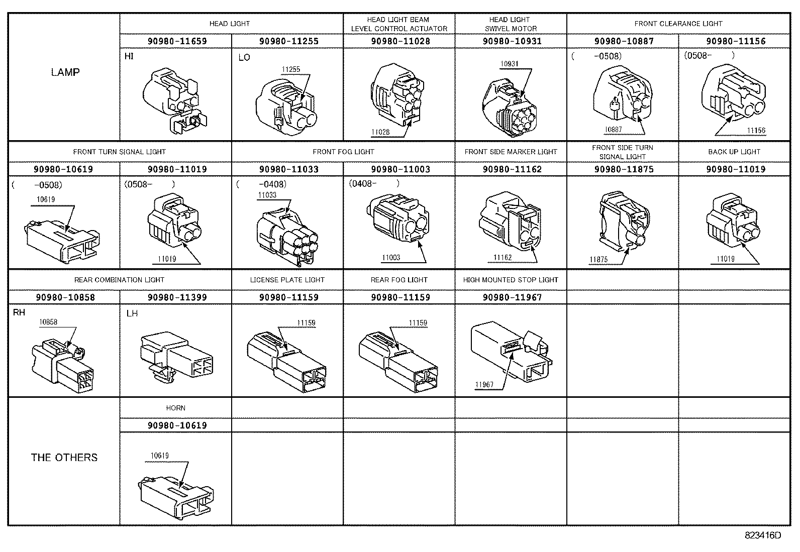  SC430 |  WIRING CLAMP