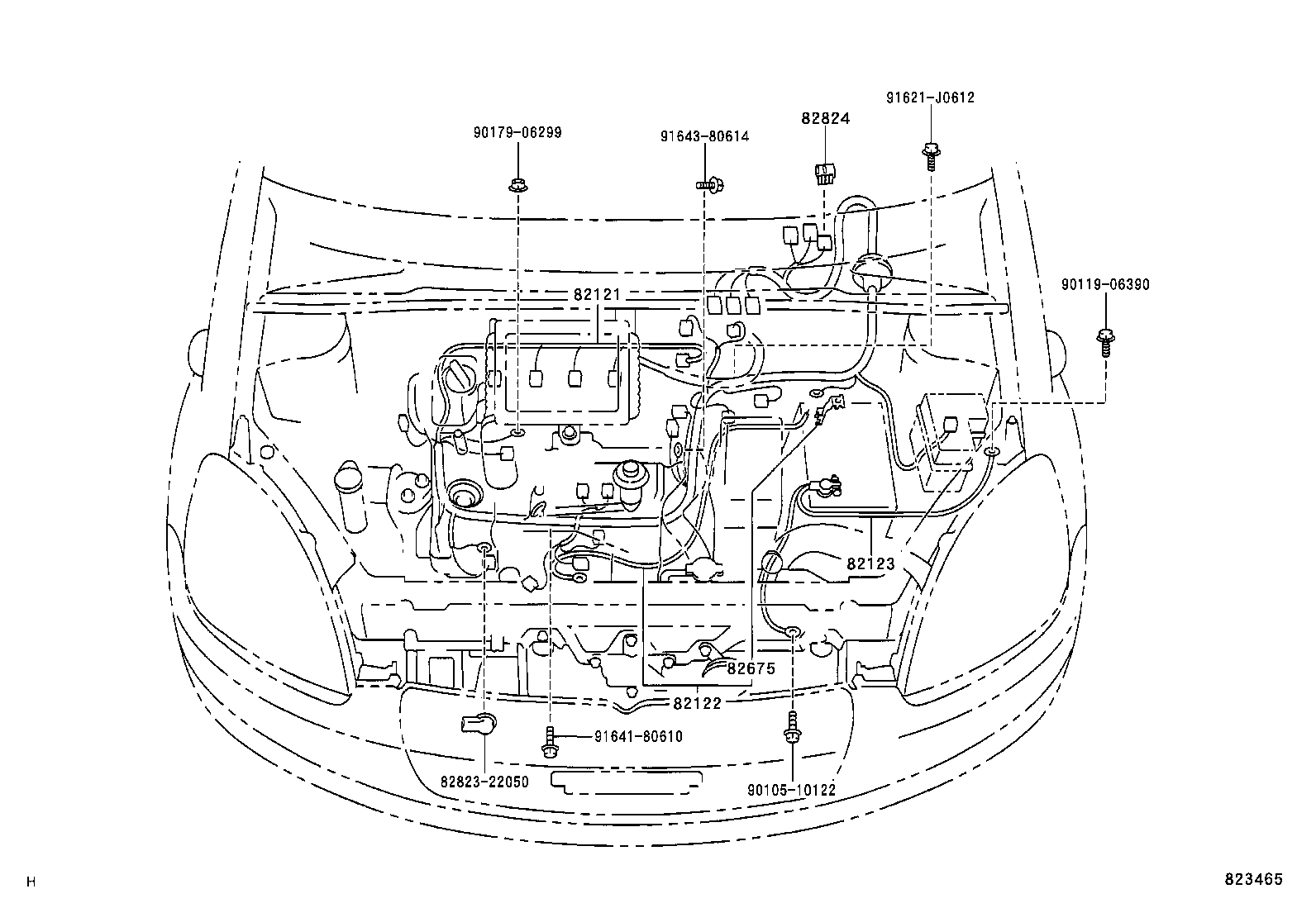  YARIS |  WIRING CLAMP