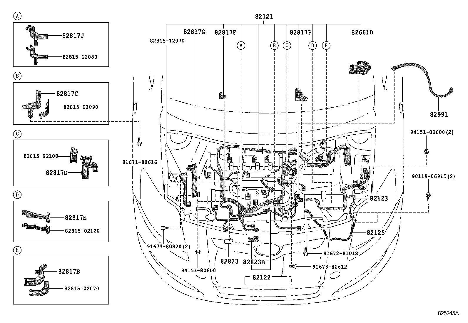  AURIS HYBRID UKP |  WIRING CLAMP