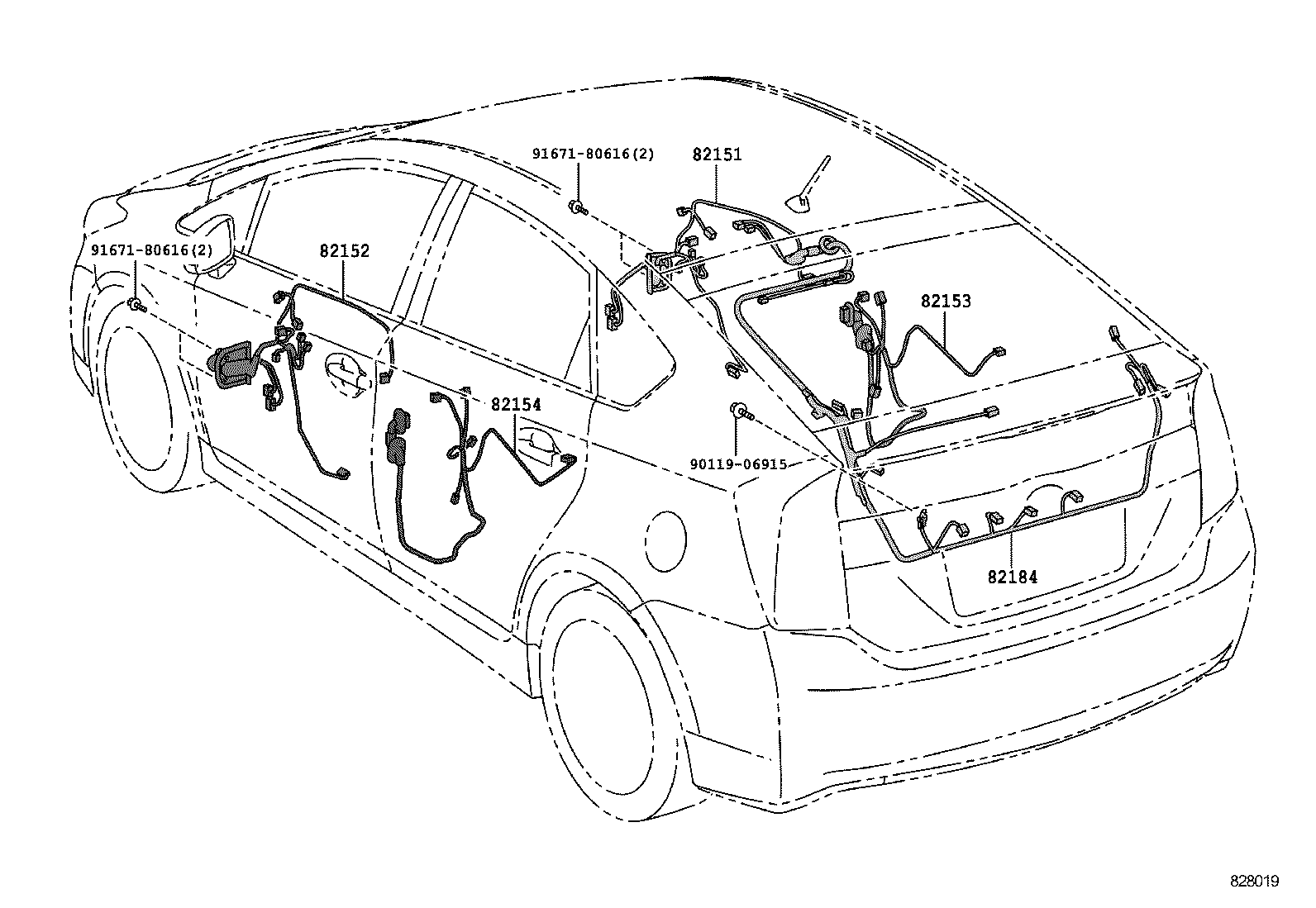  PRIUS PLUG IN HBD |  WIRING CLAMP