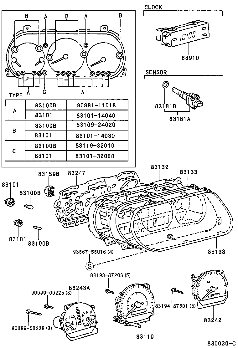  CAMRY |  METER