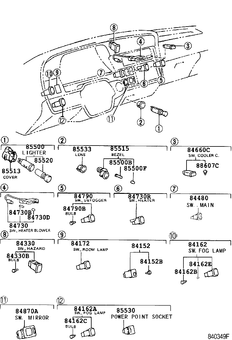  HIACE VAN COMUTER |  SWITCH RELAY COMPUTER