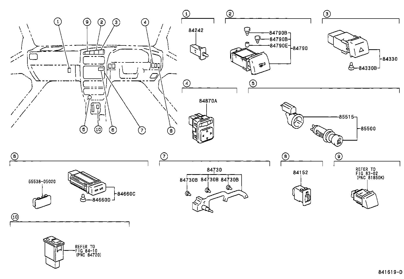  AVENSIS |  SWITCH RELAY COMPUTER