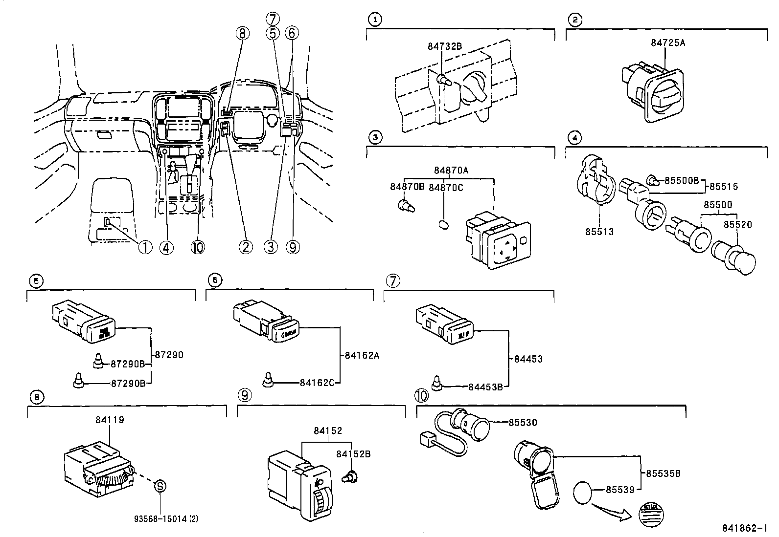  LAND CRUISER 100 |  SWITCH RELAY COMPUTER