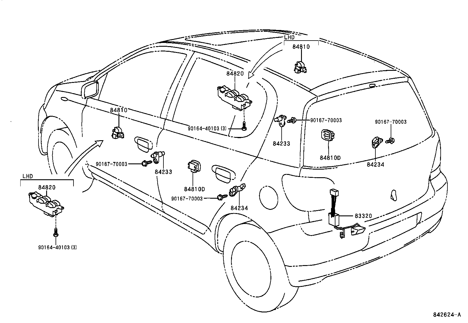  YARIS |  SWITCH RELAY COMPUTER