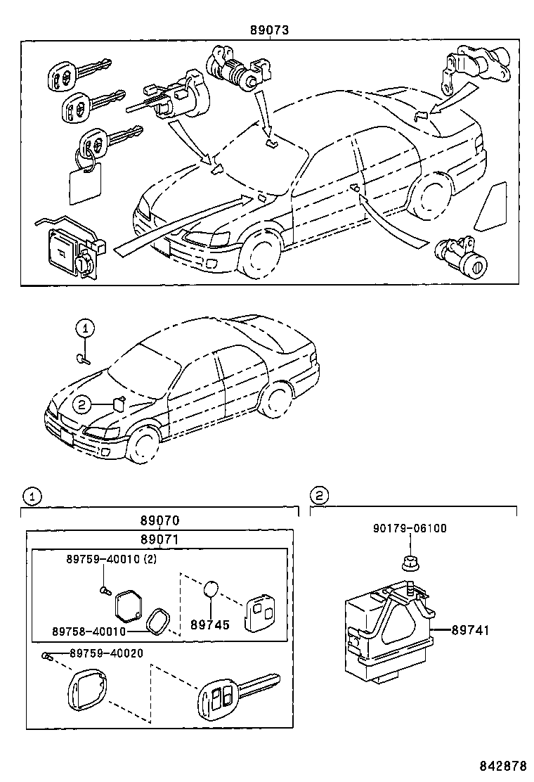  CAMRY |  WIRELESS DOOR LOCK