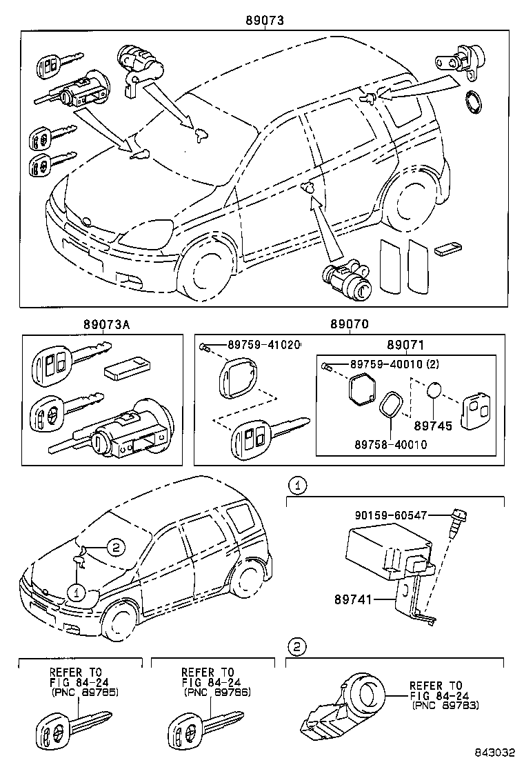  YARIS ECHO VERSO |  WIRELESS DOOR LOCK