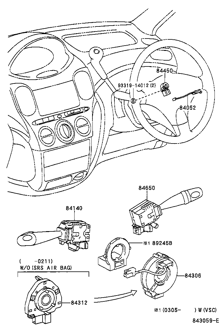  YARIS ECHO VERSO |  SWITCH RELAY COMPUTER