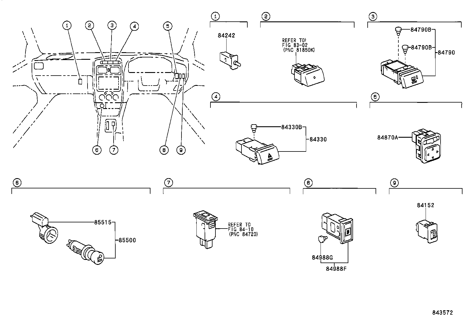  AVENSIS |  SWITCH RELAY COMPUTER