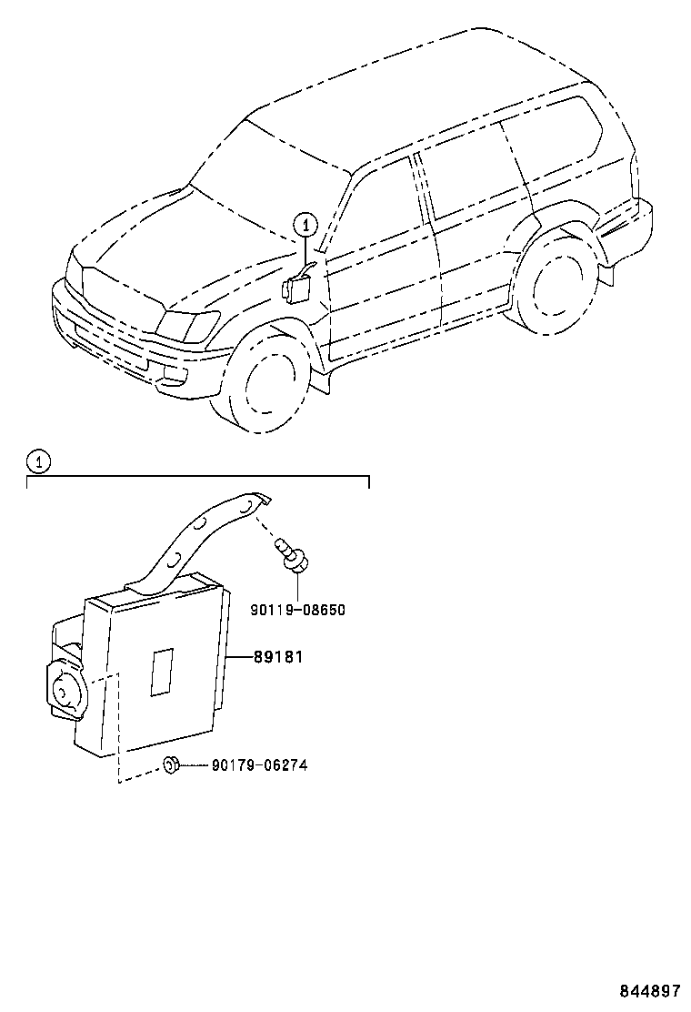  LAND CRUISER 100 |  STEERING CONTROL SYSTEM