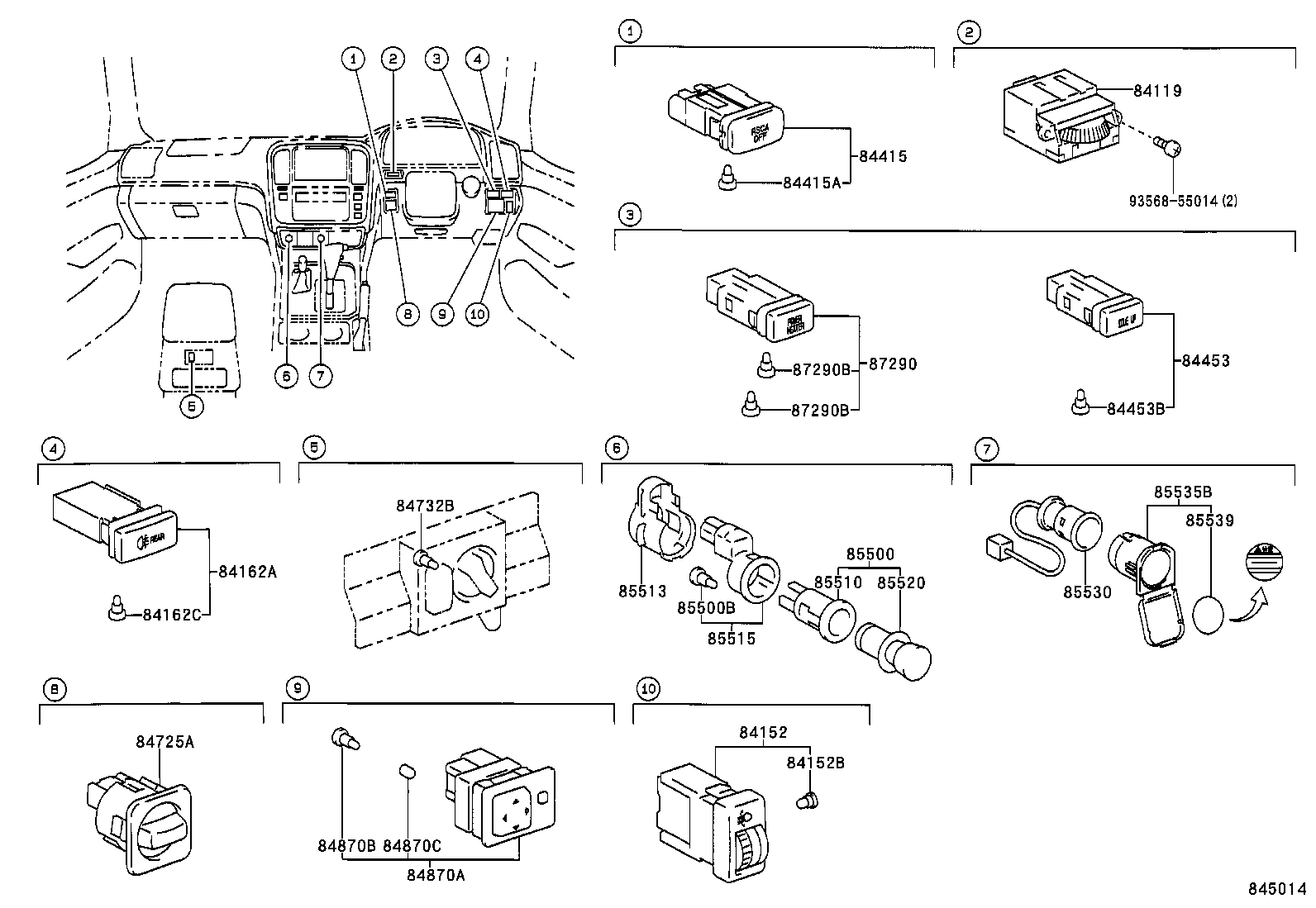  LAND CRUISER 100 |  SWITCH RELAY COMPUTER