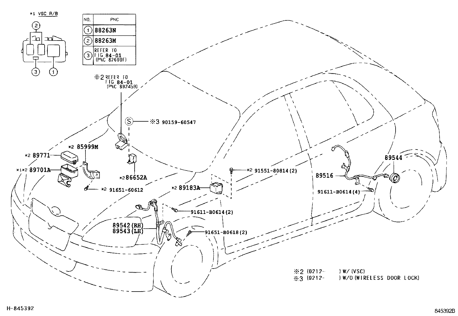  YARIS |  ABS VSC