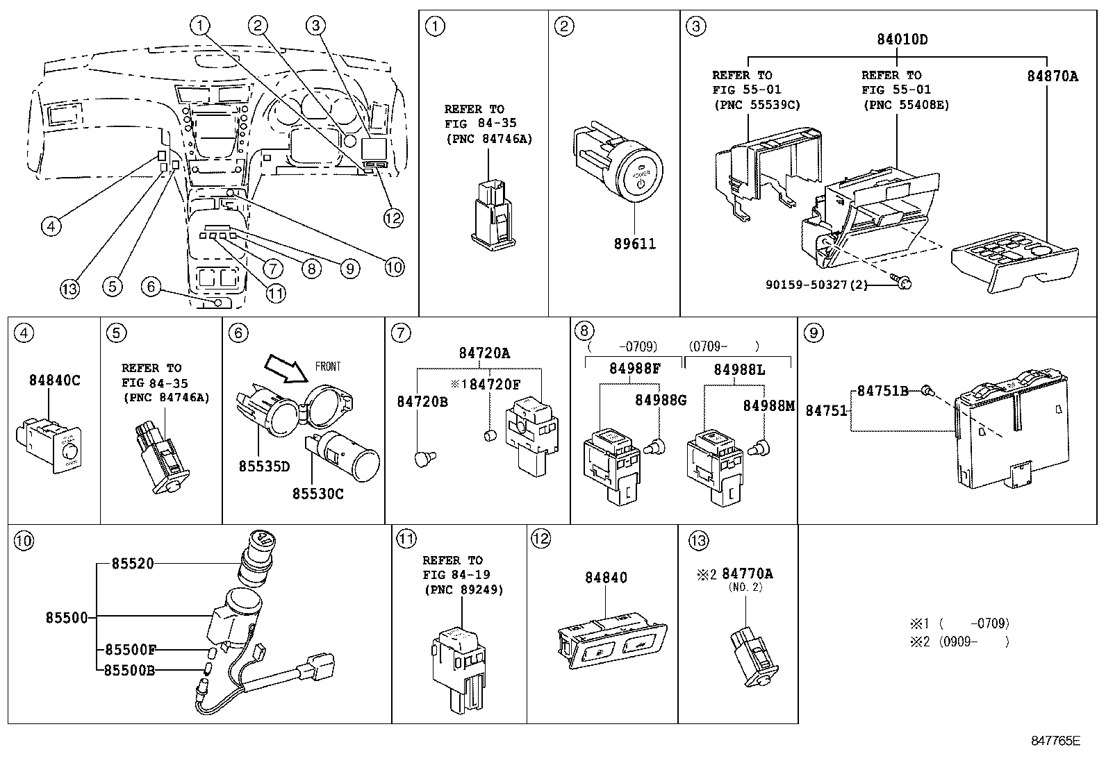  GS450H |  SWITCH RELAY COMPUTER