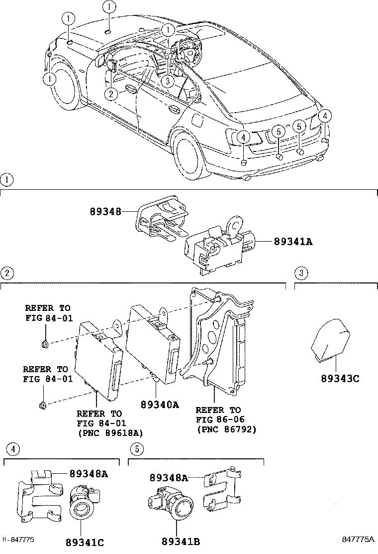  GS450H |  CLEARANCE BACK SONAR