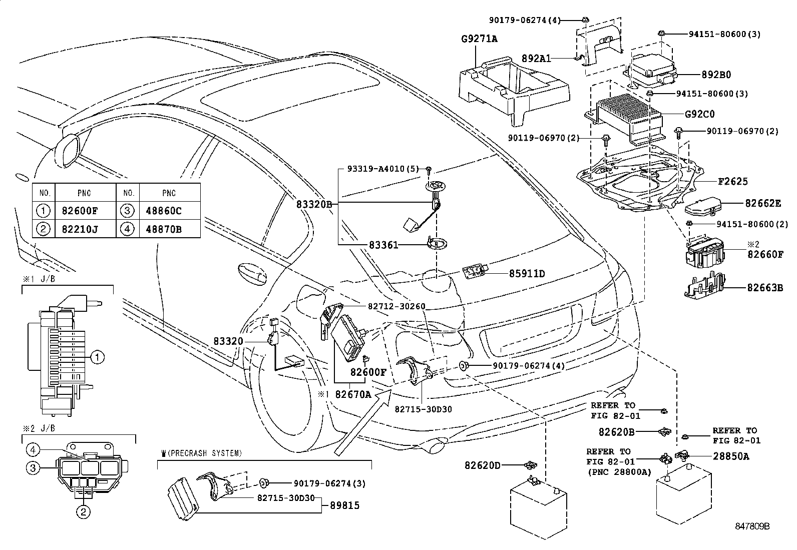  GS450H |  SWITCH RELAY COMPUTER