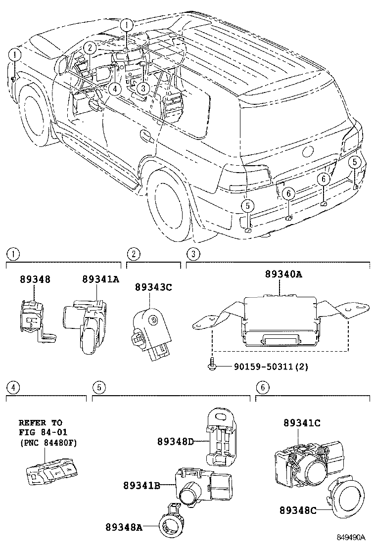  LX570 |  CLEARANCE BACK SONAR