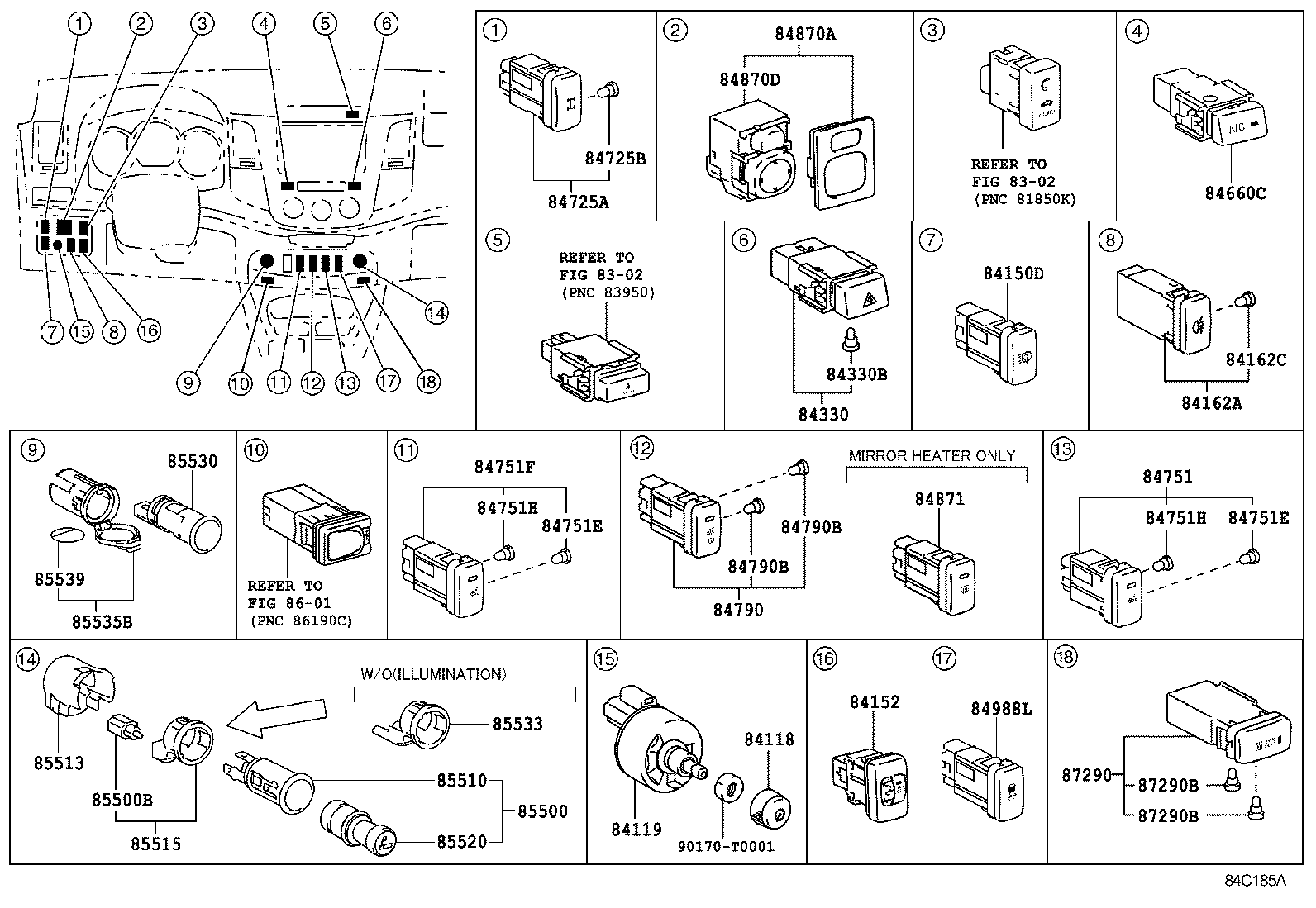  HILUX |  SWITCH RELAY COMPUTER