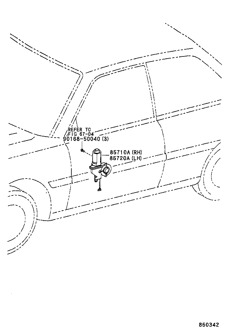  STARLET |  DOOR MOTOR DOOR SOLENOID