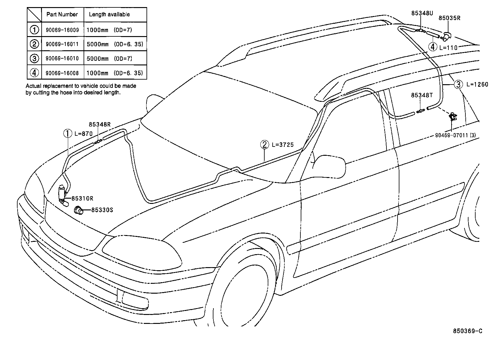  AVENSIS |  REAR WASHER