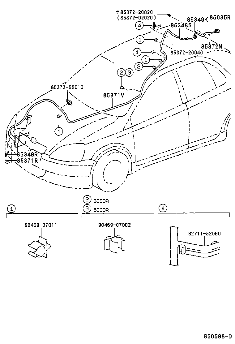  YARIS |  REAR WASHER