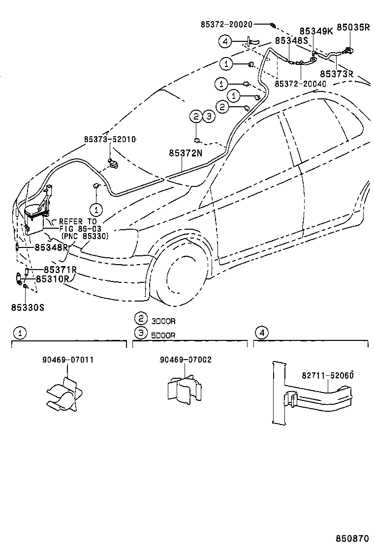  YARIS |  REAR WASHER