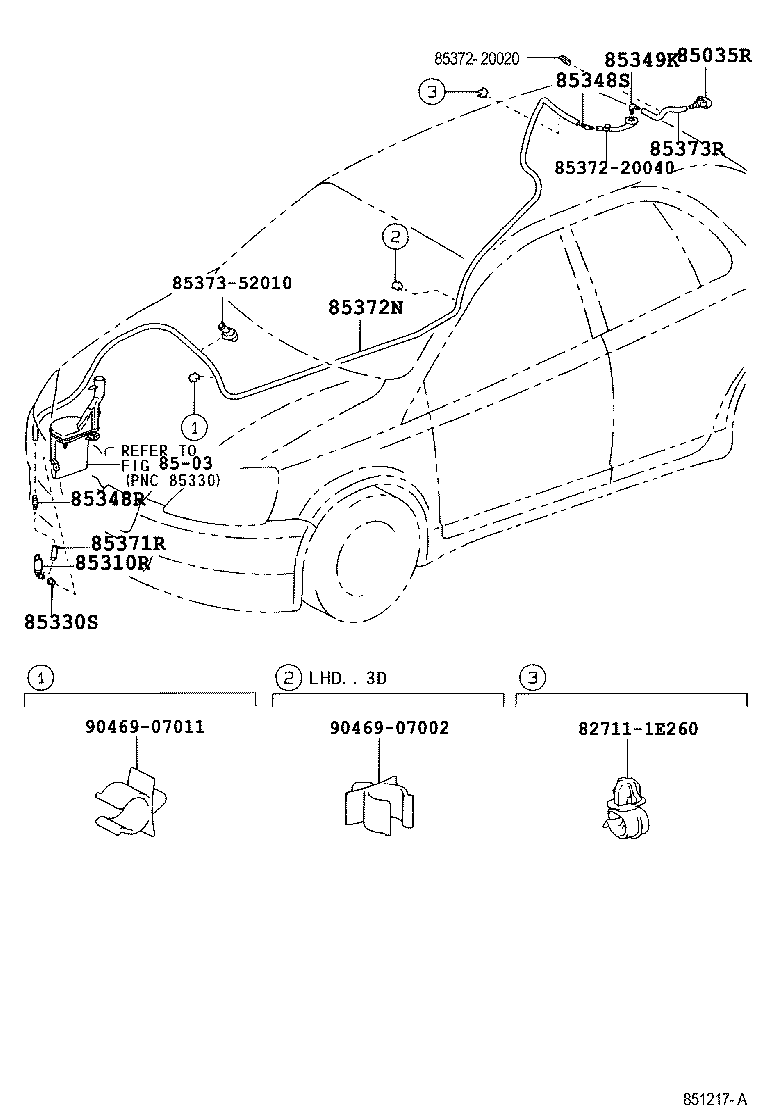  YARIS |  REAR WASHER