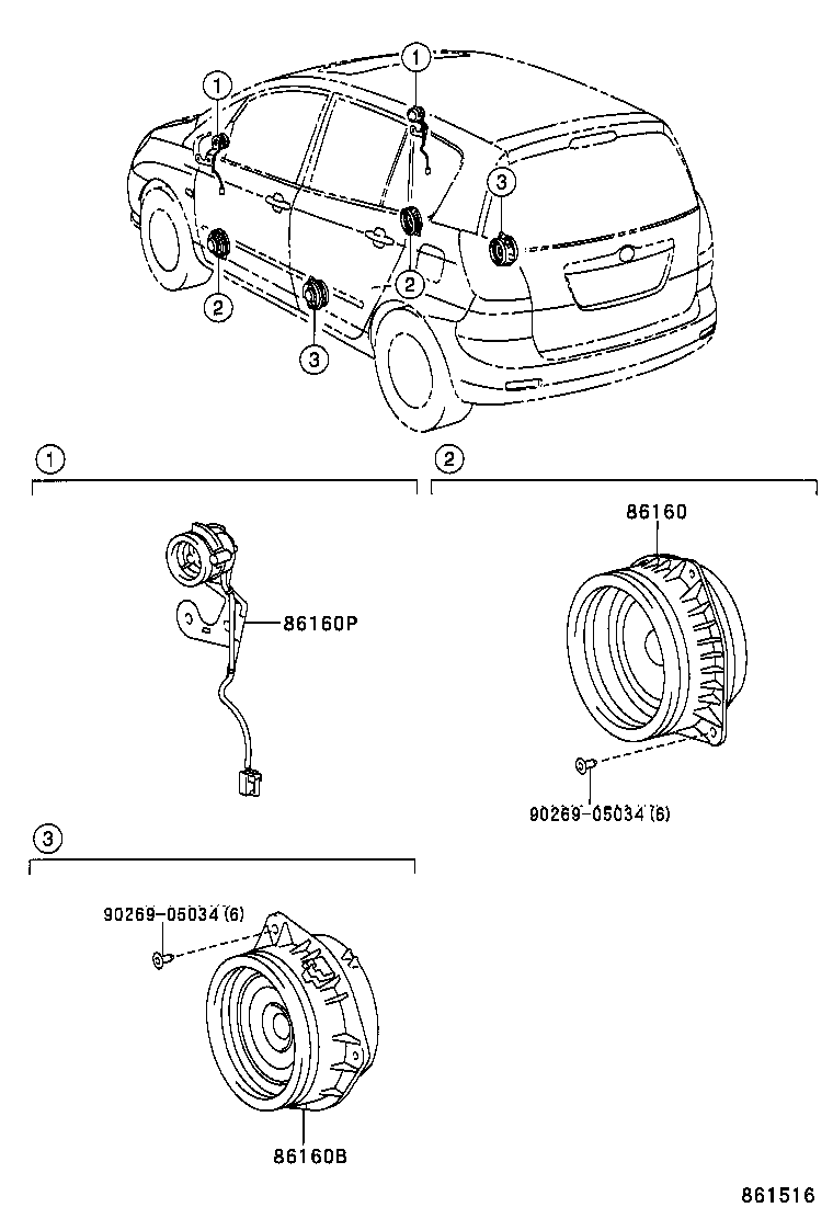  COROLLA VERSO |  SPEAKER