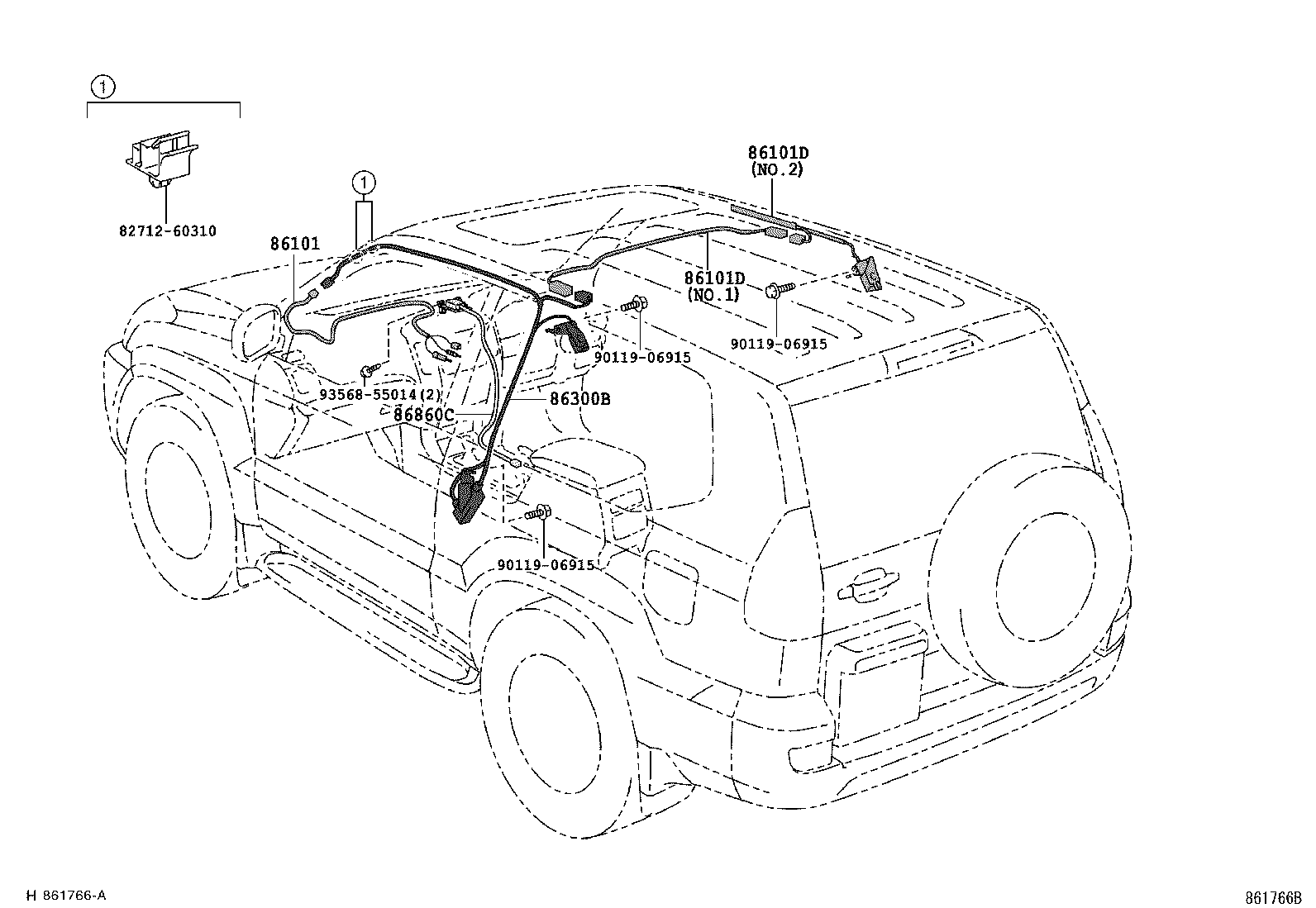  LAND CRUISER 120 |  ANTENNA