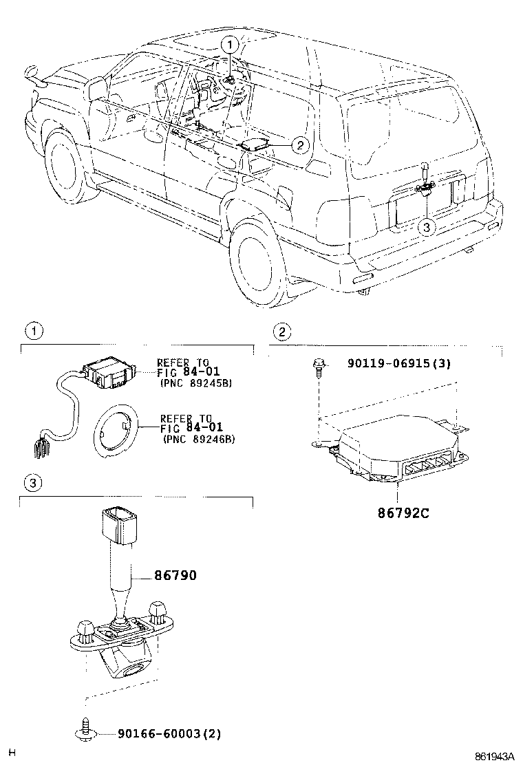  LAND CRUISER 100 |  REAR MONITOR DISPLAY CAMERA