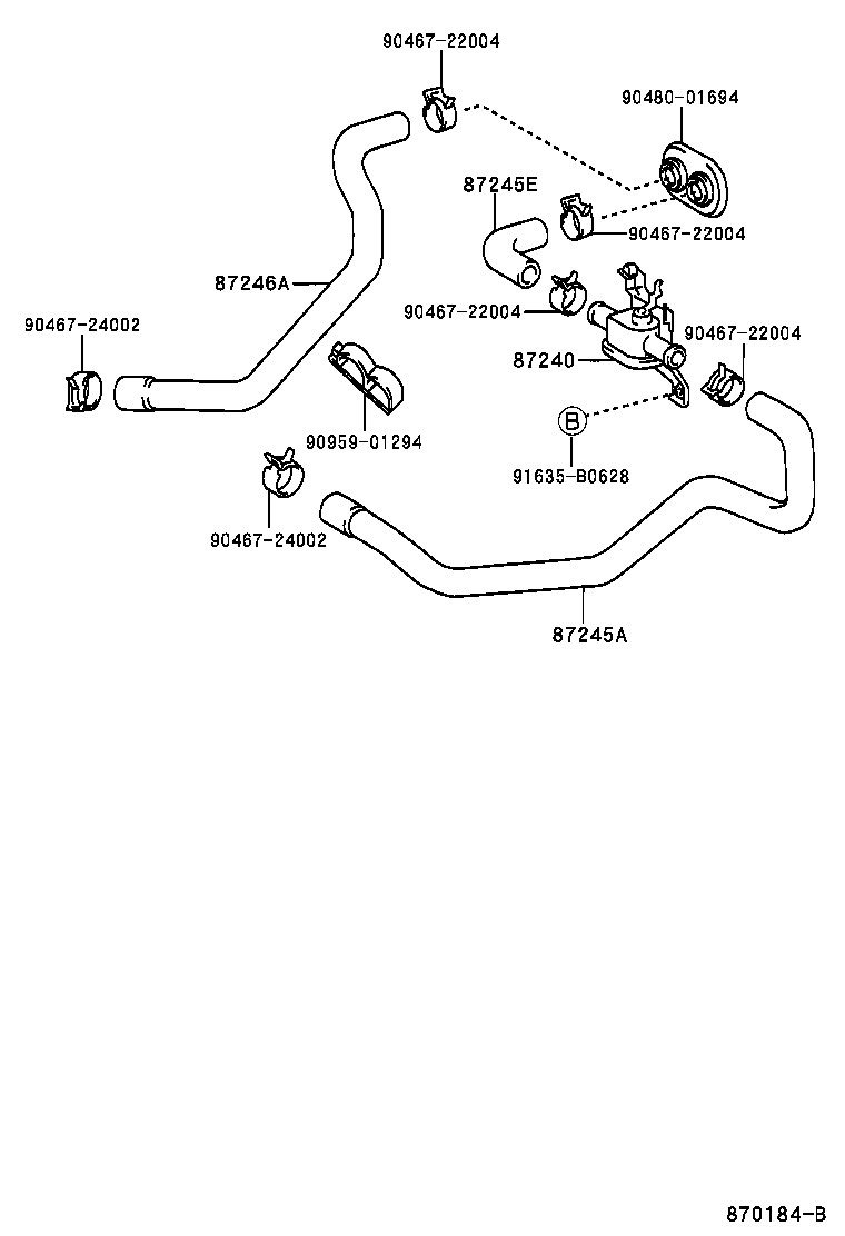  CAMRY |  HEATING AIR CONDITIONING WATER PIPING