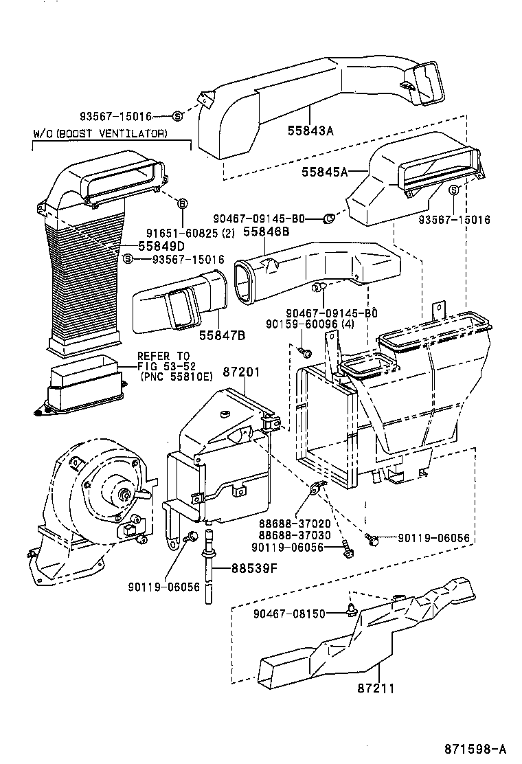  DYNA 100 |  HEATING AIR CONDITIONING CONTROL AIR DUCT