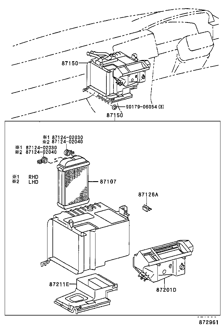  COROLLA |  HEATING AIR CONDITIONING HEATER UNIT BLOWER