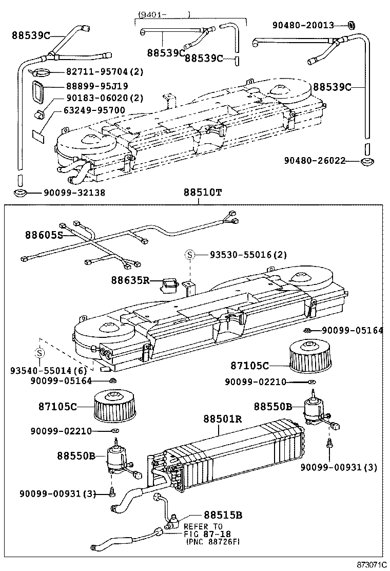  HIACE VAN COMUTER |  HEATING AIR CONDITIONING COOLER UNIT